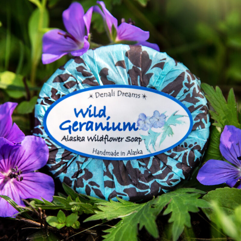 Wild Geranium Alaskan Wildflower Soap