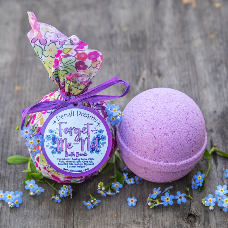Forget-Me-Not Bath Bomb